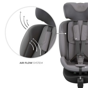 KINDERKRAFT AUTO SEDIŠTE I-FIX ENDURA SAFE 61-150CM GREY - Img 7