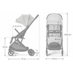 KINDERKRAFT KOLICA INDY 3 URBAN GREY - Img 11