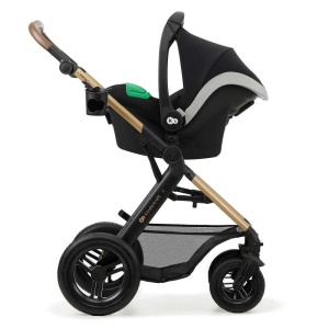 KINDERKRAFT MOOV 2 KOLICA ZA BEBE 3U1 PURE BLACK - Img 3