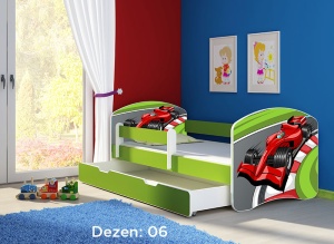 Krevet za decu Green sa fiokom 180x80 acma 2 06
