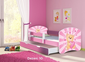Krevet za decu Pink sa fiokom 180x80 acma 2 10