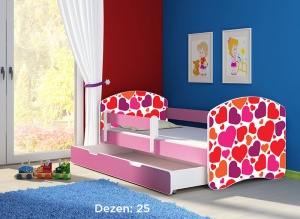 Krevet za decu Pink sa fiokom 180x80 acma 2 25