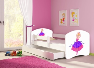 KREVET ZA DECU WHITE SA FIOKOM 160X80 ACMA 2 41