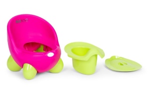 Noša za decu sa uklonivim umetkom i neklizajućim nogicama, roze - zelena, ECOTOYS - Img 5