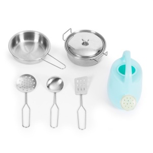 Spoljna drvena kuhinja sa dodacima za igru u pesku i blatu 05 - ECOTOYS - Img 3