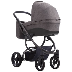 BEBETTO HOLLAND NEW KOLICA ZA BEBE SET 3U1 SIVI RAM - Img 3