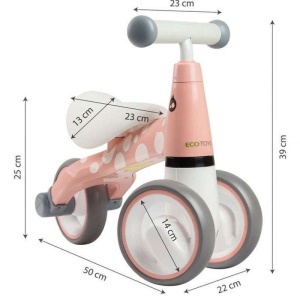 ECOTOYS BICIKL GURALICA FLAMINGO - Img 3