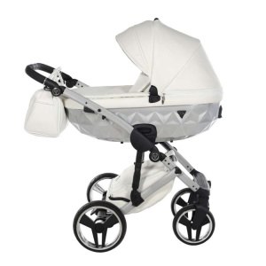 JUNAMA MIRROR SATIN V2 KOLICA ZA BEBE SET 2U1 - Img 1