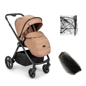 Kidnort Alskar kolica za bebe set 2u1 mocha mousse - Img 11