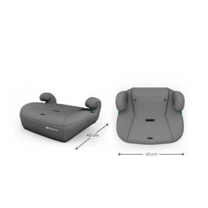 KINDERKRAFT AUTOSEDIŠTE COMFORT UP 2 PLUS I-SIZE GREY - Img 12
