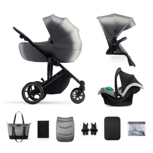 Kinderkraft kolica PRIME 2 3u1 MINK PRO SHADOW GREY
