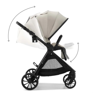 KINDERKRAFT KOLICA ZA BEBE SET 3U1 VESTO 2 BEIGE - Img 9