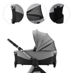 KINDERKRAFT KOLICA ZA BEBE SET 3U1 VESTO 2 GREY - Img 10
