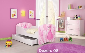 KREVET ZA DECU 180X80 CM SA DODATNOM FIOKOM ACMA 1 08
