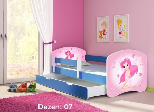 Krevet za decu Blue sa fiokom 180x80 acma 2 07