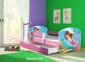 Krevet za decu Pink sa fiokom 140x70 acma 2 09
