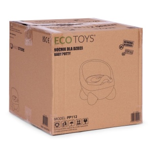 Noša za decu sa uklonivim umetkom i neklizajućim nogicama, roze - zelena, ECOTOYS - Img 6