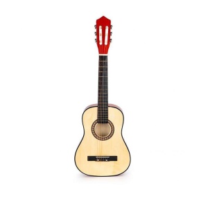 VELIKA DRVENA GITARA ZA DECU CRVENA - Img 2