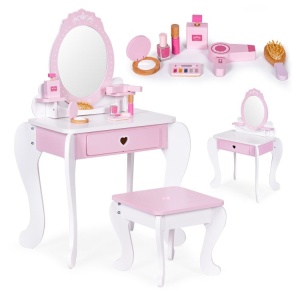 Veliki sto za šminkanje za decu Pink