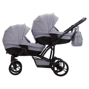 BEBETTO 42 PRO KOLICA ZA BLIZANCE SET 2U1 CRNI RAM - Img 2