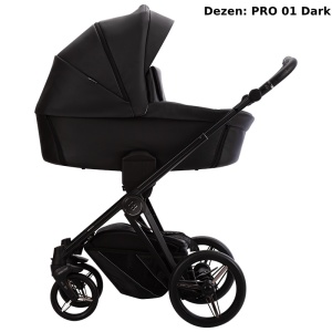 BEBETTO MONTI PRO KOLICA ZA BEBE SET 2U1 pro 01 dark
