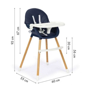 HRANILICA ZA BEBE 2U1 ECO DARK BLUE - Img 6