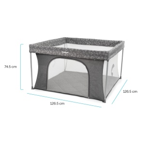 Kidnort Snoen ogradica za bebe black - Img 12
