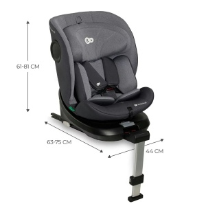 KINDERKRAFT AUTO SEDISTE I-360 i size 40-150cm GRAY - Img 5