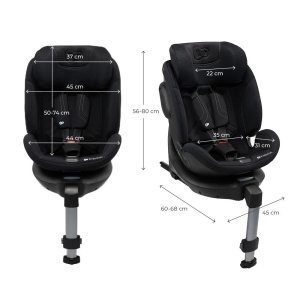 KINDERKRAFT AUTO SEDISTE XRIDER 2 i-size 40-150cm BLACK - Img 2