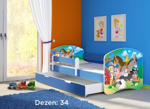 Krevet za decu Blue sa fiokom 160x80 acma 2 34