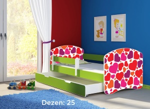 Krevet za decu Green sa fiokom 160x80 acma 2 25