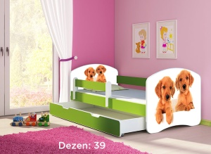 Krevet za decu Green sa fiokom 180x80 acma 2 39