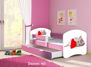 Krevet za decu Pink sa fiokom 140x70 acma 2 40