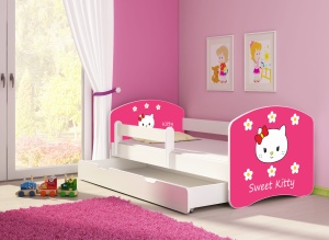 KREVET ZA DECU WHITE SA FIOKOM 180X80 ACMA 2 16