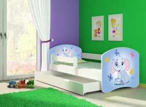 KREVET ZA DECU WHITE SA FIOKOM 180X80 ACMA 2 26