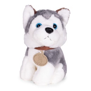Plišana igračka za decu, štene Husky, torba + četka za negu - Img 8
