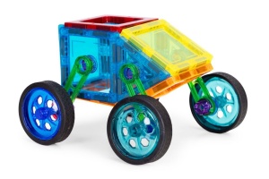 Set magnetnih kocki za decu – kuća i auto, 48 delova - Img 6