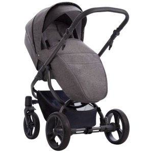 BEBETTO HOLLAND NEW KOLICA ZA BEBE SET 3U1 SIVI RAM - Img 5