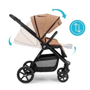 Kidnort Alskar kolica za bebe set 2u1 mocha mousse - Img 5