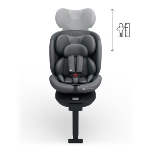 KINDERKRAFT AUTO SEDISTE I-360 2 PLUS i size 40-150cm GREY - Img 3