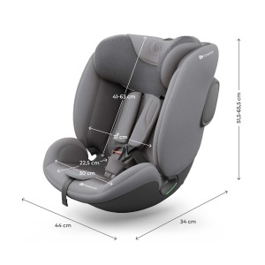 KINDERKRAFT AUTO SEDIŠTE I-FIX ENDURA SAFE 61-150CM GREY - Img 6