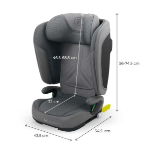Kinderkraft auto sediste UNITY 2 I-Size GREY - Img 11