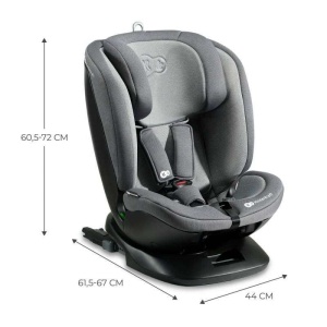 KINDERKRAFT AUTOSEDISTE XPEDITION2 I-SIZE 40-150CM GREY - Img 6