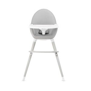 KINDERKRAFT HIGH STOLICA ZA HRANJENJE 2U1 FINI FULL GREY - Img 2
