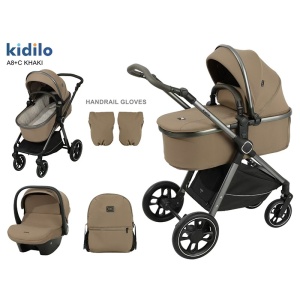 KOLICA ZA BEBE KIDILO A8+C KHAKI - Img 2