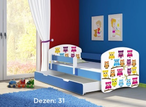 Krevet za decu Blue sa fiokom 140x70 acma 2 31