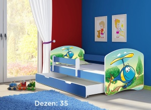 Krevet za decu Blue sa fiokom 160x80 acma 2 35