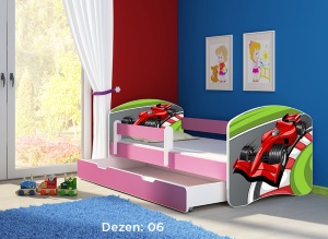 Krevet za decu Pink sa fiokom 140x70 acma 2 06
