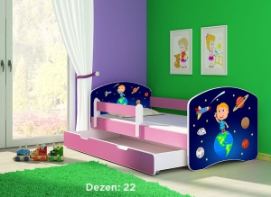 Krevet za decu Pink sa fiokom 160x80 acma 2 22