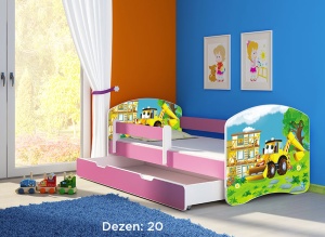 Krevet za decu Pink sa fiokom 180x80 acma 2 20